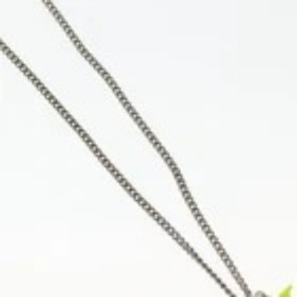 LOUIS VUITTON Collier LV Fluo Necklace metal Yellow Silver MP2143 LV Auth 137309 - Picture 2 of 14